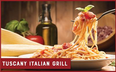 Tuscan Italian Grill pasta dish