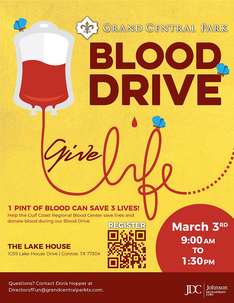 Give a Pint, Save a Life March 3