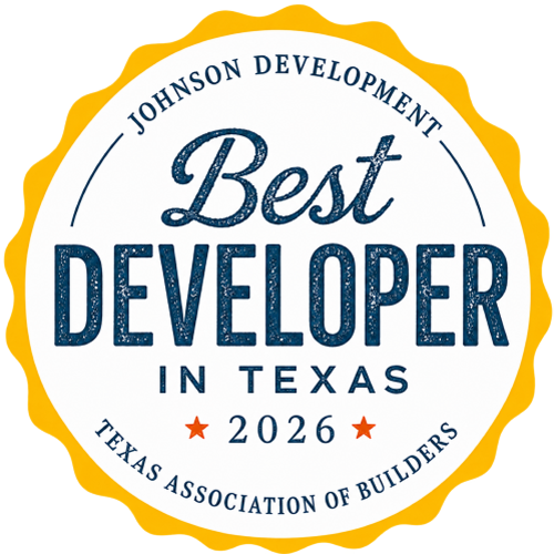 Johnson Development developer of the year stamp