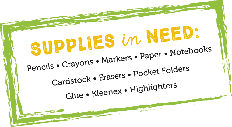 School supplies in need at conroe ISD 