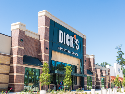 Dicks sporting goods store front in 336 marketplace
