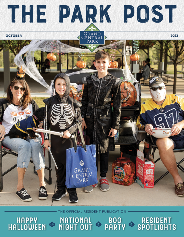 The Park Post Newsletter October 2023 Events