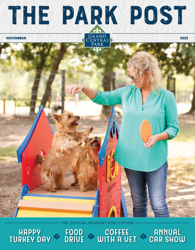 The Park Post Newsletter November 2023 Events
