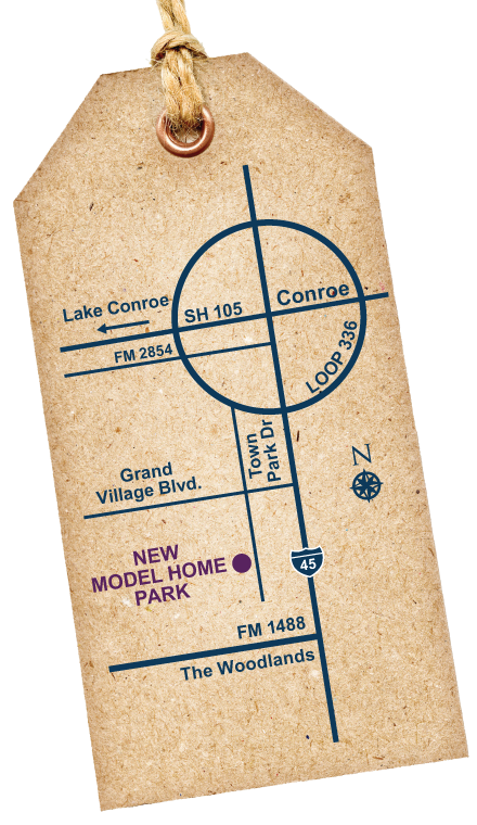 Map to new model home park in Grand Central Park