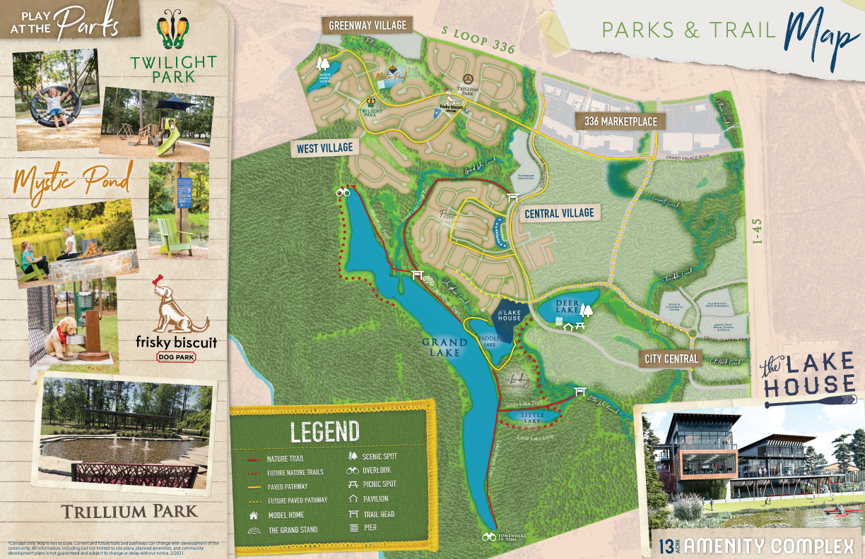 Grand Central Park Parks and Trails Map